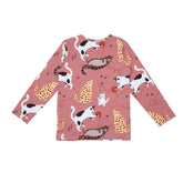 Camisa de manga comprida confeccionada em algodão (orgânico)
